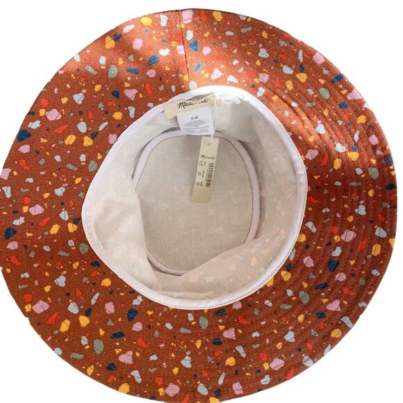 Madewell Confetti Print Bucket Hat NWT S/M - Picture 4 of 7